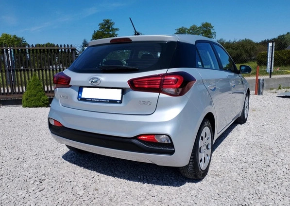 Hyundai i20 cena 41950 przebieg: 130772, rok produkcji 2018 z Niemcza małe 172
